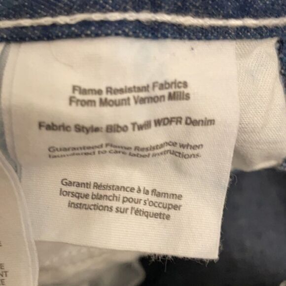 Carhartt Relaxed Fit Flame Resistant Denim Blue Jeans Mens 40 x 30 - Picture 11 of 15